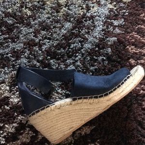 Gap blues suede espadrille wedge